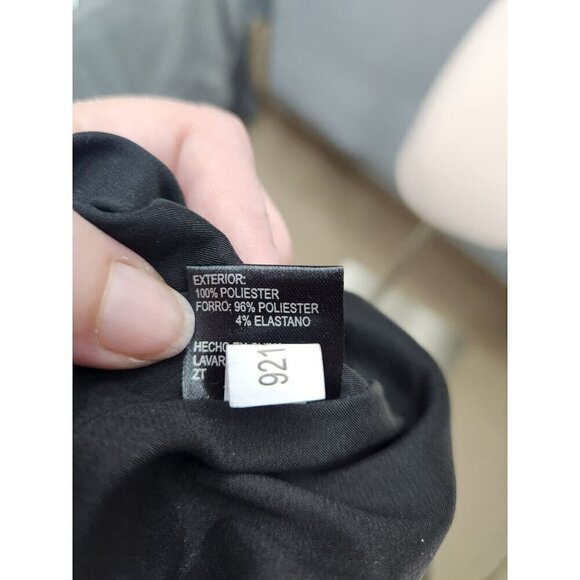 Alex Marie Womens Black & White Sleeveless Knit Dress Size 16 - Picture 8 of 8